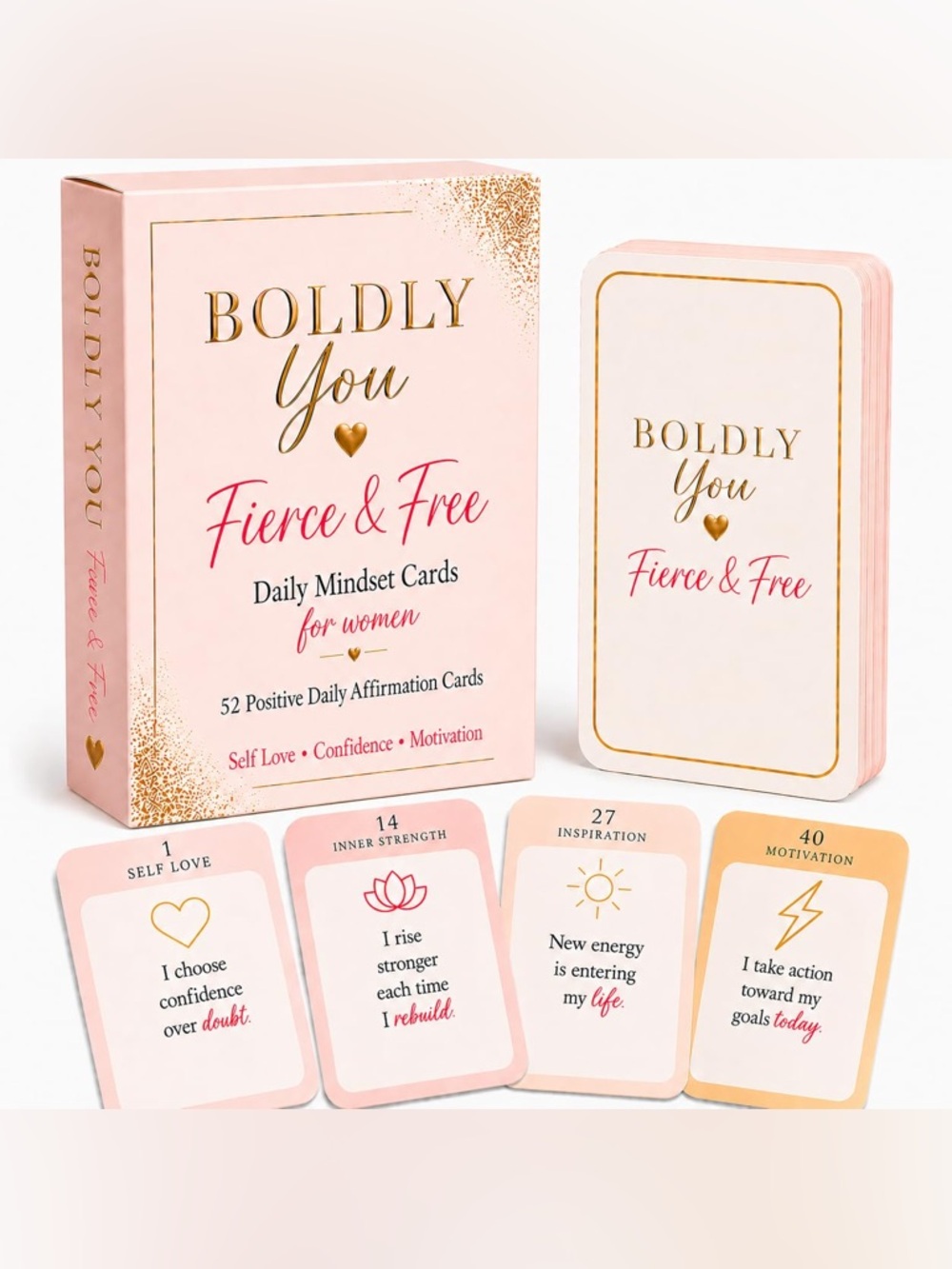 Fierce & Free Affirmation Cards for Women